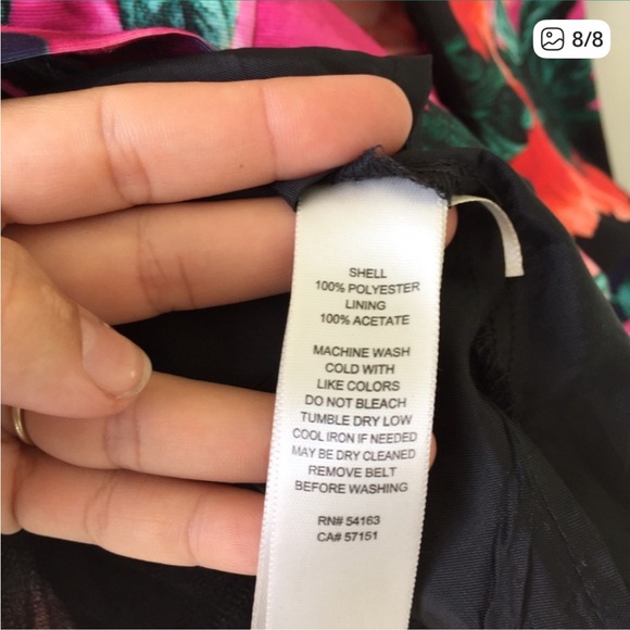 Eliza J Floral Print Faille Fit & Flare Dress - Picture 8 of 8